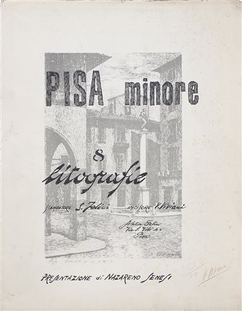 VIVIANI VIVIANO Pisa minore. Litografia (cartella completa). Cm 29,50 x...