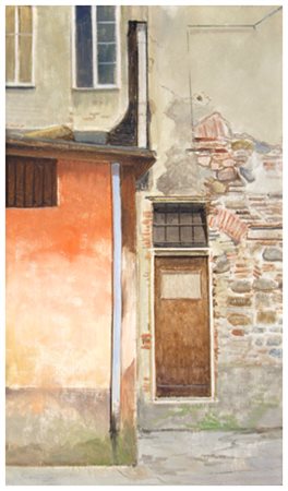 LUIGI BIANCHI Bologna 1911 – Bologna 1994 Senza titolo (Casa Rossa, porta)...