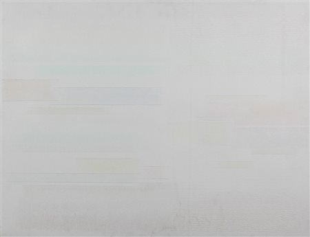 Guarneri Riccardo Trasparenze, 1980 tecnica mista su tela, cm. 70x90 firmata,...