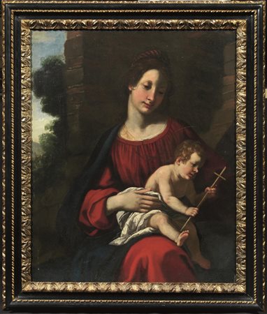Jacopo Vignali(Pratovecchio, Arezzo 1592 - Firenze 1664)MADONNA CON BAMBINO...