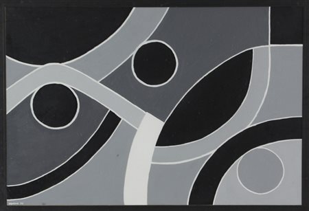 Ornella Senza titolo, 1975 tempera su cartoncino telato, cm. 31,5x46,5...