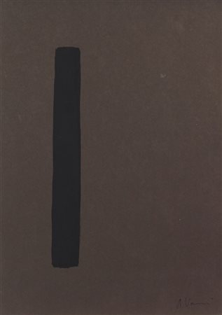 Vermi Arturo Presenza, 1969 tempera su cartoncino, cm. 50x35 firmata in basso...