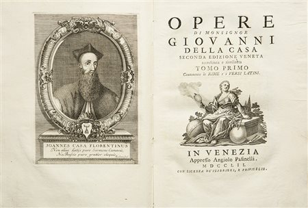 Della Casa, Giovanni Opere di monsignor Giovanni Della Casa. Seconda edizione...