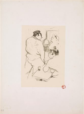 Henri de Toulouse-Lautrec (Albi 1864 &ndash; Malrom&eacute; 1901) LA TERREUR...