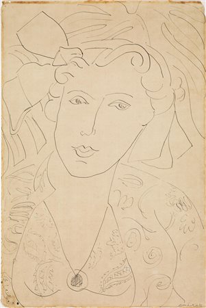 Henri Matisse (Le Cateau-Cambr&eacute;sis 1869 &ndash; Nizza 1954) FEMME AU...