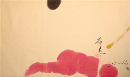 Hsiao Chin Shanghai 1935 Senza titolo, 1977 Pittura su tela, 35x61,5 cm...