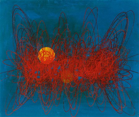Roberto Crippa Mailand/Milano 1921-1972 Spirale, 1952 Olio su tela, 48x58 cm...