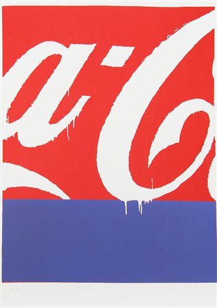 Mario Schifano, Coca-Cola, serigrafia su carta, cm. 100x70, es. XX/L, firmata...