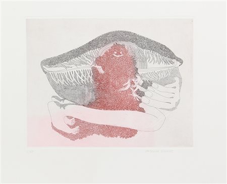 Patrizia Schoss, Senza titolo, incisione su carta Fabriano, cm. 50x70 (lastra...