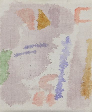 Riccardo Guarneri, Senza titolo, 1998, acrilico su tela, cm. 7x6, siglato al...