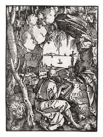 D&uuml;rer, Albrecht (Norimberga 1471 &ndash; 1528) SAN GEROLAMO NEL DESERTO....