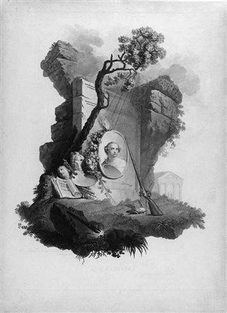 Gandolfi, Mauro (Bologna 1764 &ndash; 1834) PROGETTO DI MONUMENTO FUNEBRE A...