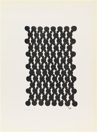 Gastone Biggi Senza titolo, 1967, litografia su carta, cm. 33x24, es....