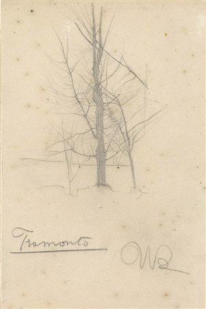 Umberto Boccioni, Reggio Calabria 1882 - Sorte (Vr) 1916, Tramonto, (1908),...