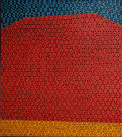FRANCO BEMPORAD Pittura-oggetto-struttura 1963 Olio su tela 110x100 cm Al...