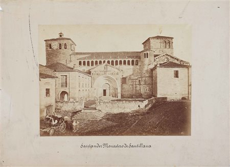LAURENT JEAN (1816 - 1886) Santander, portale della Collegiata di Santillana....