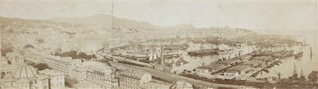 CIAPPEI FRANCESCO (1840 - 1900) Attrib. Genova, panorama. Lotto composto da...