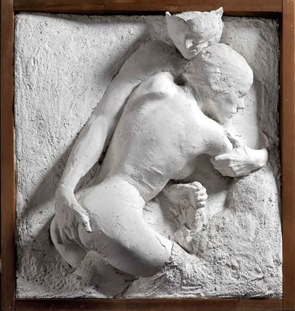 GEORGE SEGAL New York 1924 – New Brunswick 2000 BAS RELIEF: THE EMBRACE, 1971...