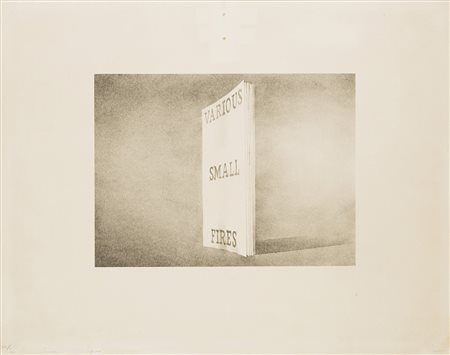 Ed Ruscha (Omaha 1937) - "Various Small Fires" 1970 litografia, cm 21,6x29,2...
