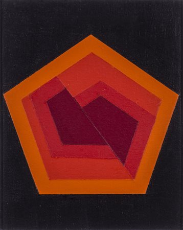 MITSOUKO MORI (1944)Studio dul pentagono, 1995Acrilici su telaCm 18x13Firma e...