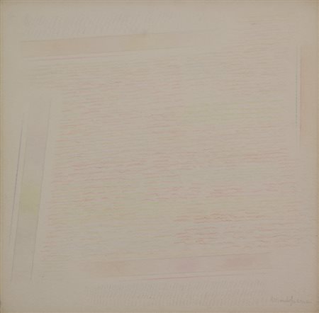 Riccardo Guarneri, 4 Lati, 1979, tecnica mista su cartoncino, cm. 25x25,...