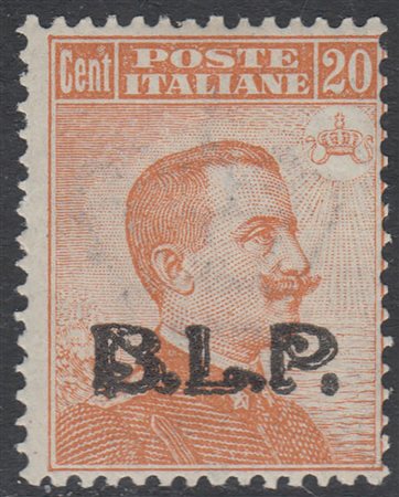 [REGNO D'ITALIA] 1923 B.L.P. 20c. Michetti, III tipo. Cert. Ferrario....