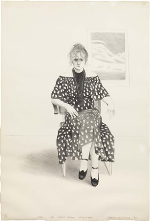 David Hockney, Bradford 1937, Celia, 1973, Litografia, es. 36/46, cm....