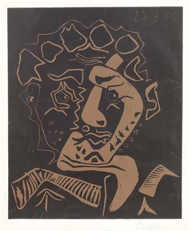 Pablo Picasso, Malaga 1881 - Mougins 1973, Le Danseur, 1965, Incisione su...