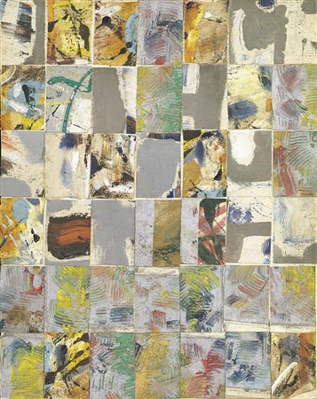 Remo Bianco, Milano 1922 - 1988, Collage, 1960, Olio e tela su cartone...