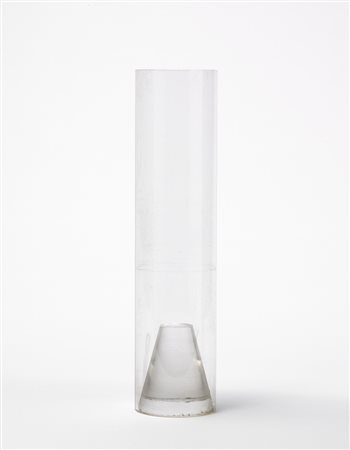 Carla Venosta (attribuito) Vaso autocostruito in plexiglass di forma...