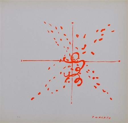 GIULIO TURCATO (1912-1995)Senza Titolo, 1967/1969 SerigrafiaCm 31x33Firma in...