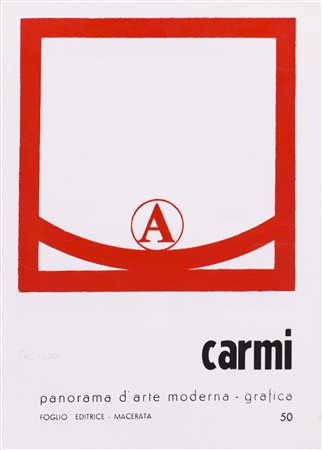 EUGENIO CARMI (1920-2016)Senza Titolo, 1968 Libro contenente 16 litografie in...