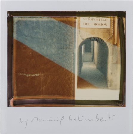 MAURIZIO GALIMBERTI (1956)Morion... Polaroid singolaCm 10,2x10,3Firma al...