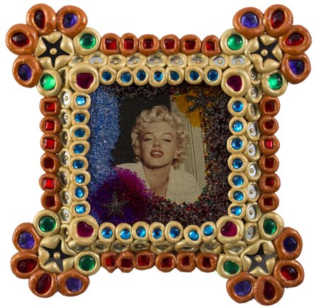 OMAR RONDA (1947)Marilyn Iron Frozen, 2012 Inclusione in resina e cornice...