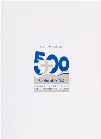 CRISTOFORO COLOMBOCristoforo Colombo, 1992 Cartella contenente 9...