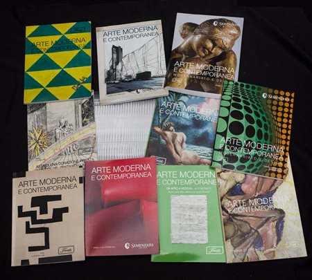 CATALOGHI D'ASTA Lotto unico di 10 cataloghi d'asta di Arte Moderna e...