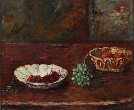 TOSI ARTURO (1871 - 1956) Natura Morta. Olio su tavola. Cm 70,00 x 60,00....