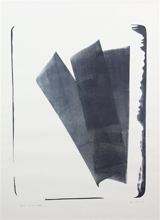Hans Hartung, Senza titolo, 1973, litografia su carta, cm. 105x73, es. HC,...