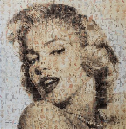 MARIA MURGIA (1935) Omaggio a Marilyn Monroe, 2014 Fotomosaico digitale cm...
