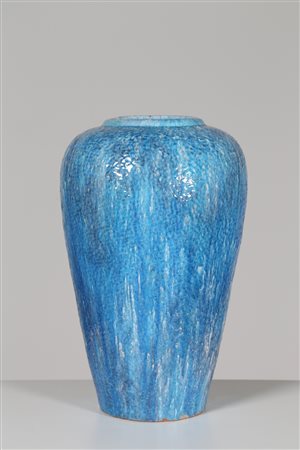 FANTONI MARCELLO Grande vaso in ceramica smaltata, anni 50 . -. Cm 33,00 x...