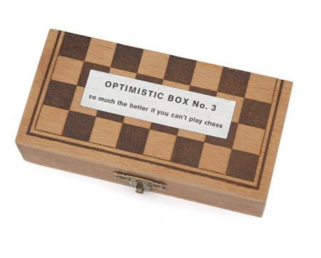 FILLIOU ROBERT (1926-1987) Optimistic Box N.3So much the better if you can't...