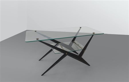 GIUSEPPE OSTUNI (nostra attribuzione) Un tavolino, anni '50. Ferro...