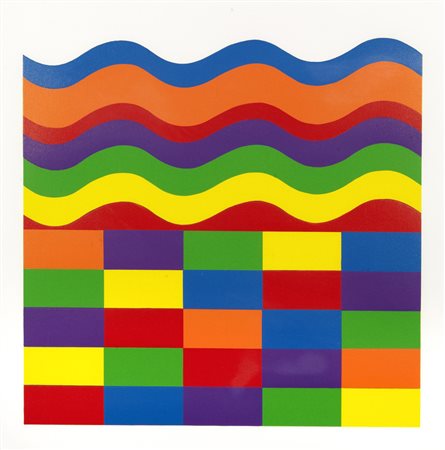 SOL LEWITT(Hartford 1928 - New York 2007)Arcs and Bands in Colors A - Fsei...