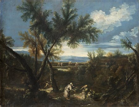 PERUZZINI IL PERUGINO ANTONIO FRANCESCO (1643 - 1724) Paesaggio con...