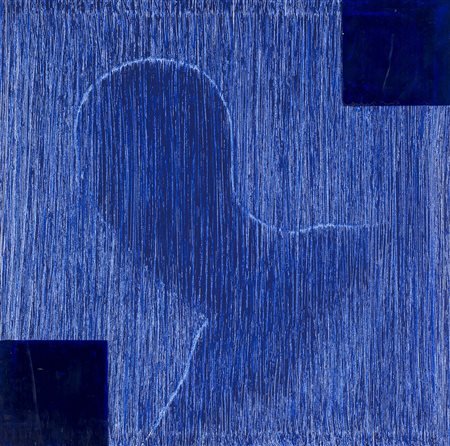 RENATO PENGO (1943) Autoritratto blu, 2006 Tecnica mista e applicazioni di...