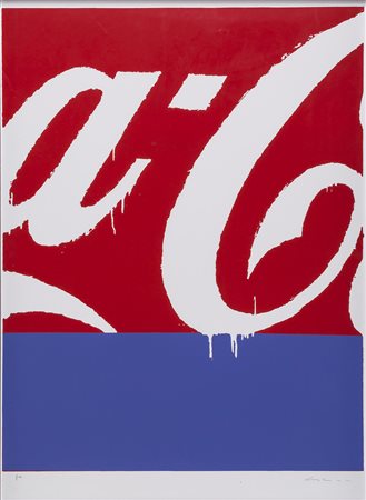 MARIO SCHIFANO (1934-1988) Propaganda - Coca Cola, 1988 Serigrafia Cm 100x70...