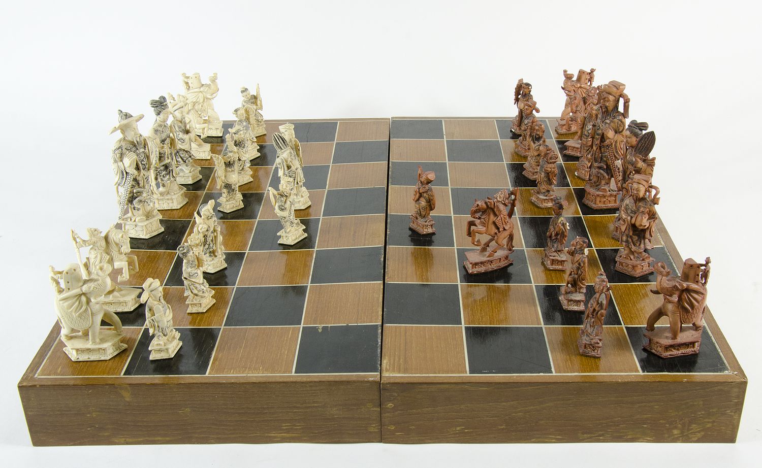 Goki Gioco Degli Scacchi In Compensato - Cassetta Pieghevole 26x13 Cm
