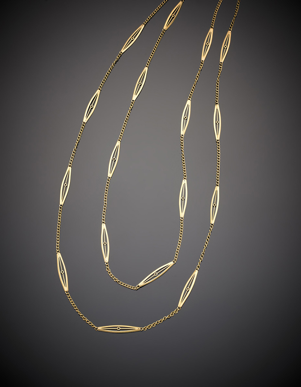 Catena Cordoncino NKlaus In Oro Giallo 585 Massiccio – 55 Cm, 3.7 G, Larghezza 1.4 Mm