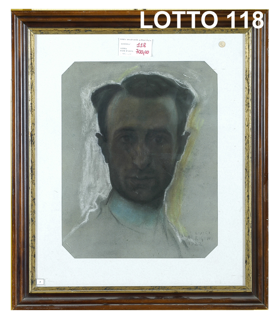 LUIGI ARRIGONI (1896 1964) DISEGNO PASTELLO SU CARTA RAFF