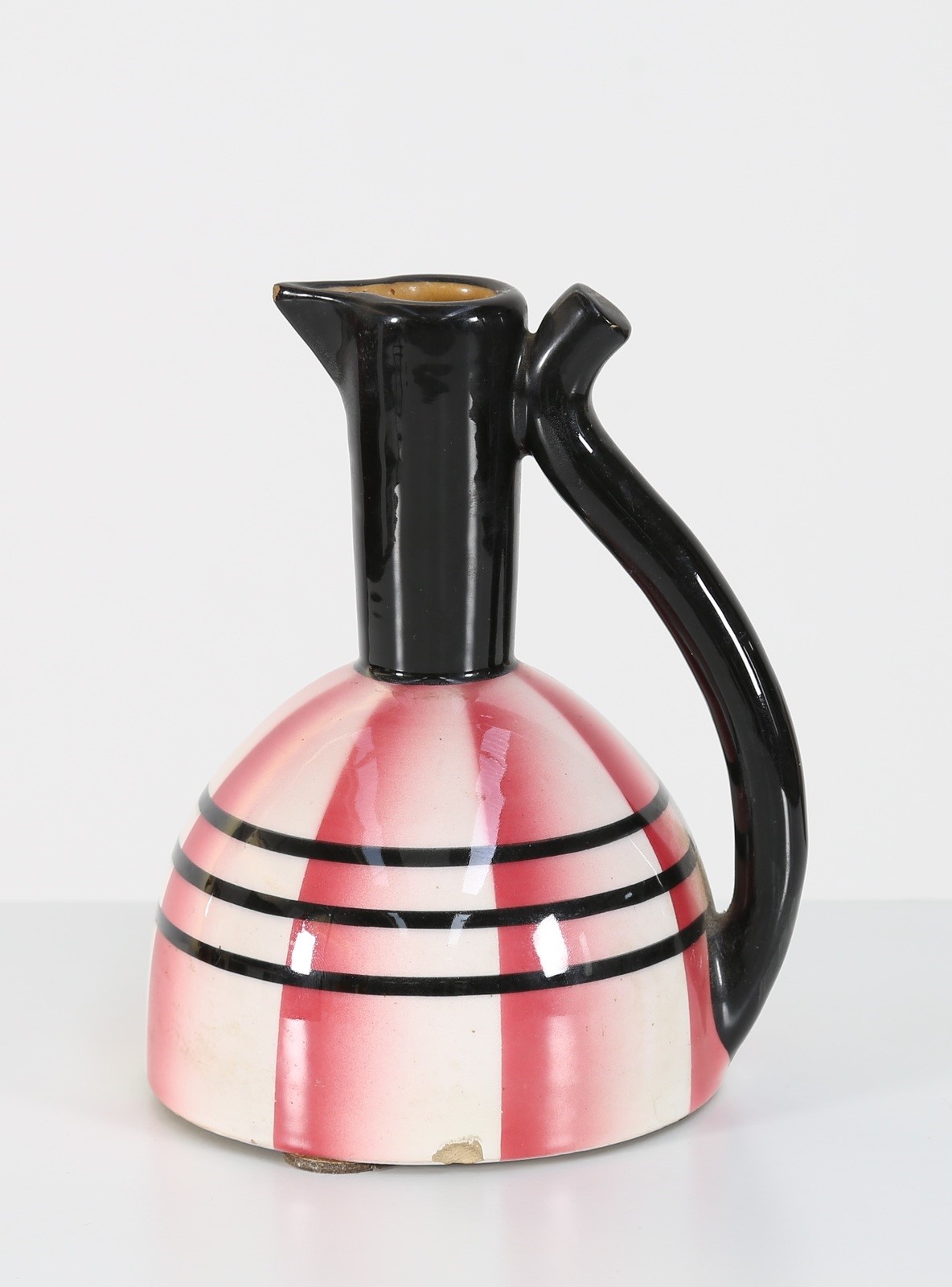 ROMETTI Brocca in ceramica Rometti Umbertide, anni 50. . . Cm 15,00 x